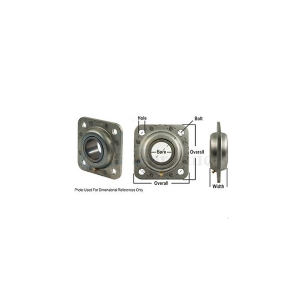 Aftermarket Bearing, Flanged Disc Square Bore, ReLubricatable A-FD209RK-P-AI - main